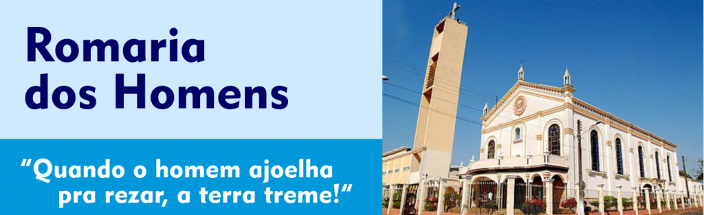 banner romaria dos homens