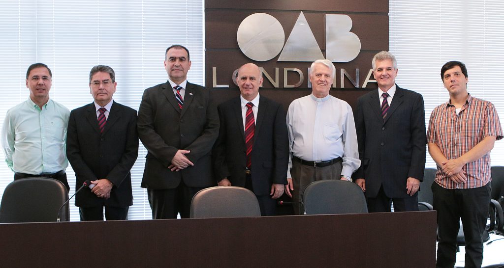 Representantes das entidades organizadoras do curso