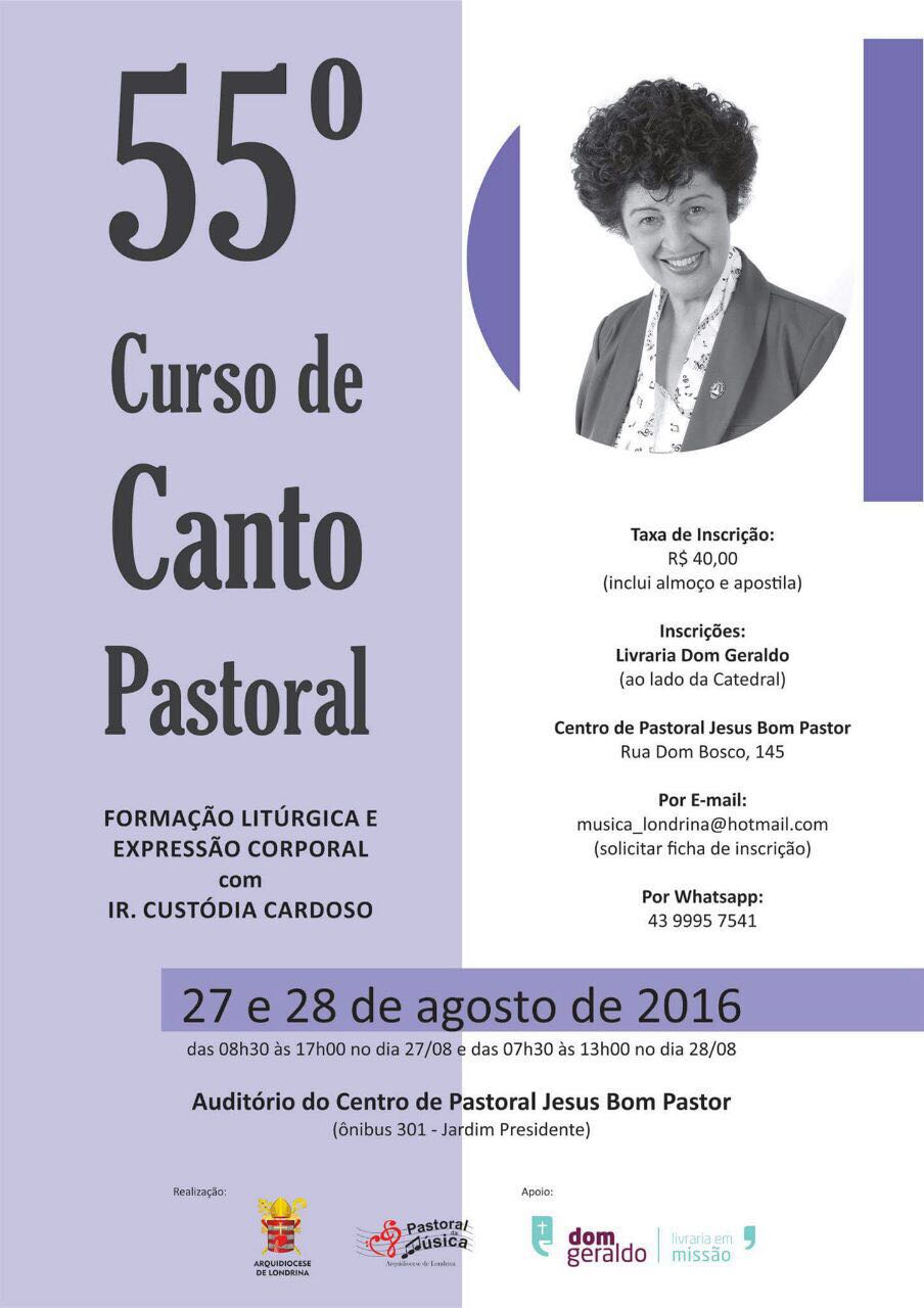 55 curso de canto pastoral