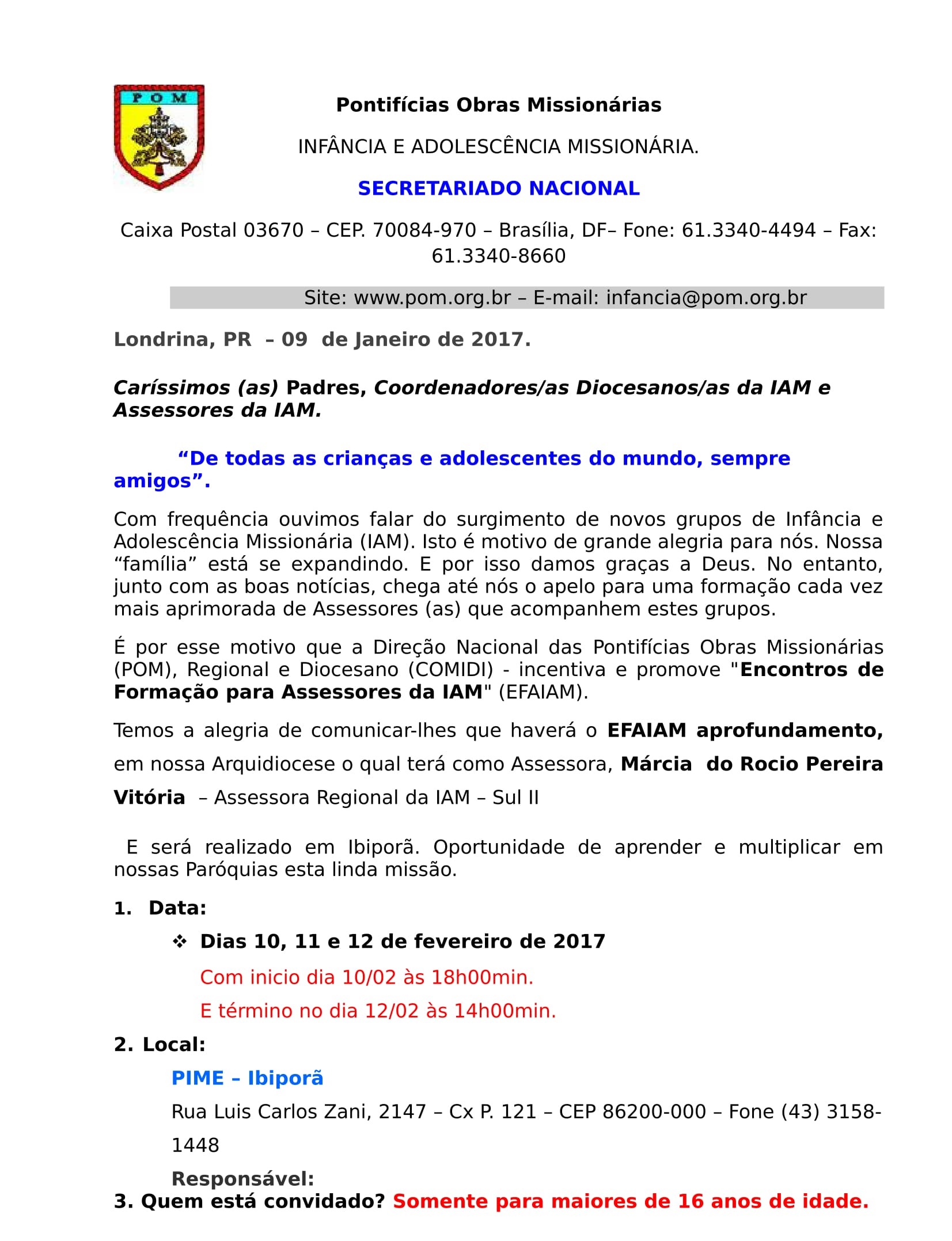 CARTA Convite EFAIAM 1