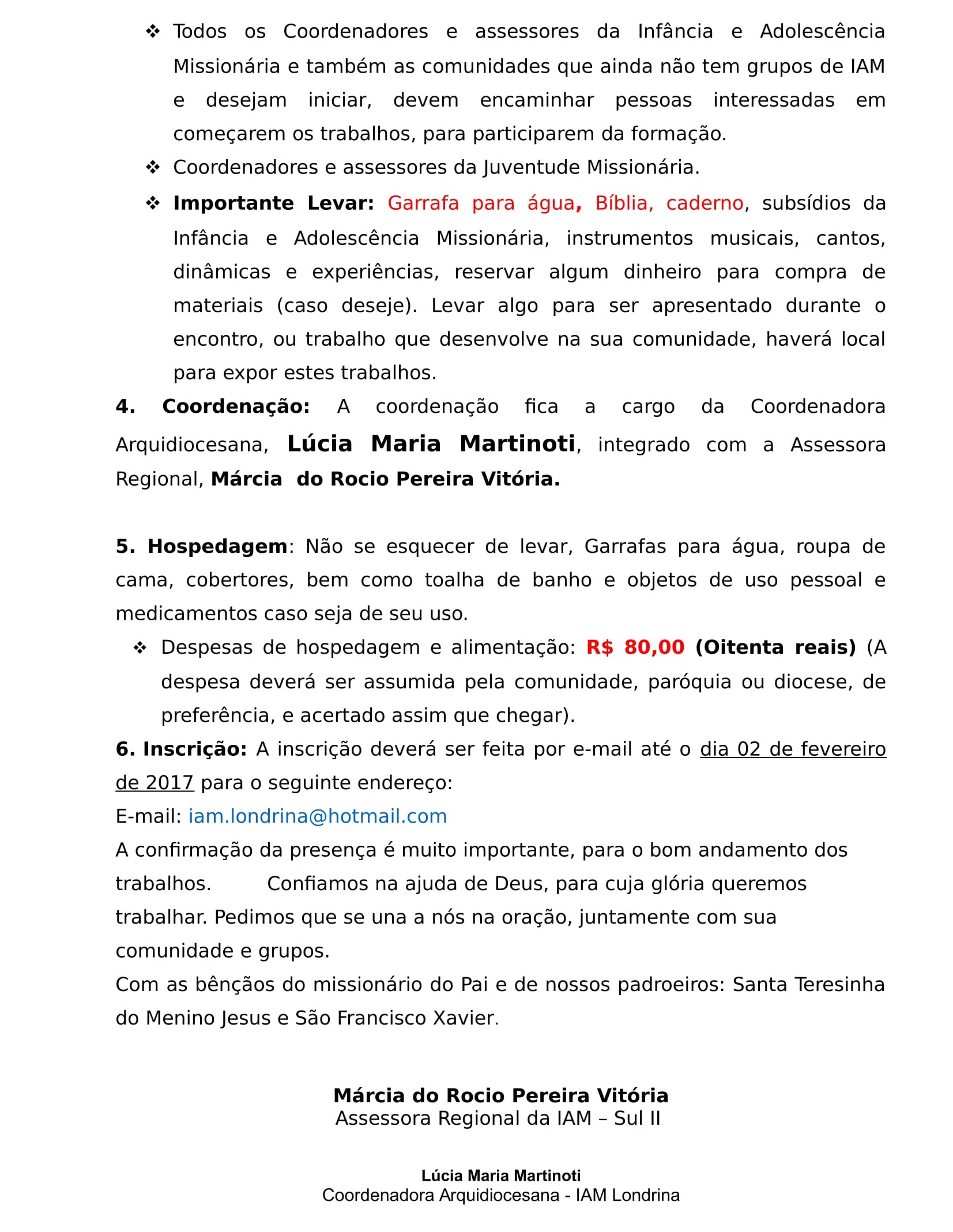 CARTA Convite EFAIAM 2