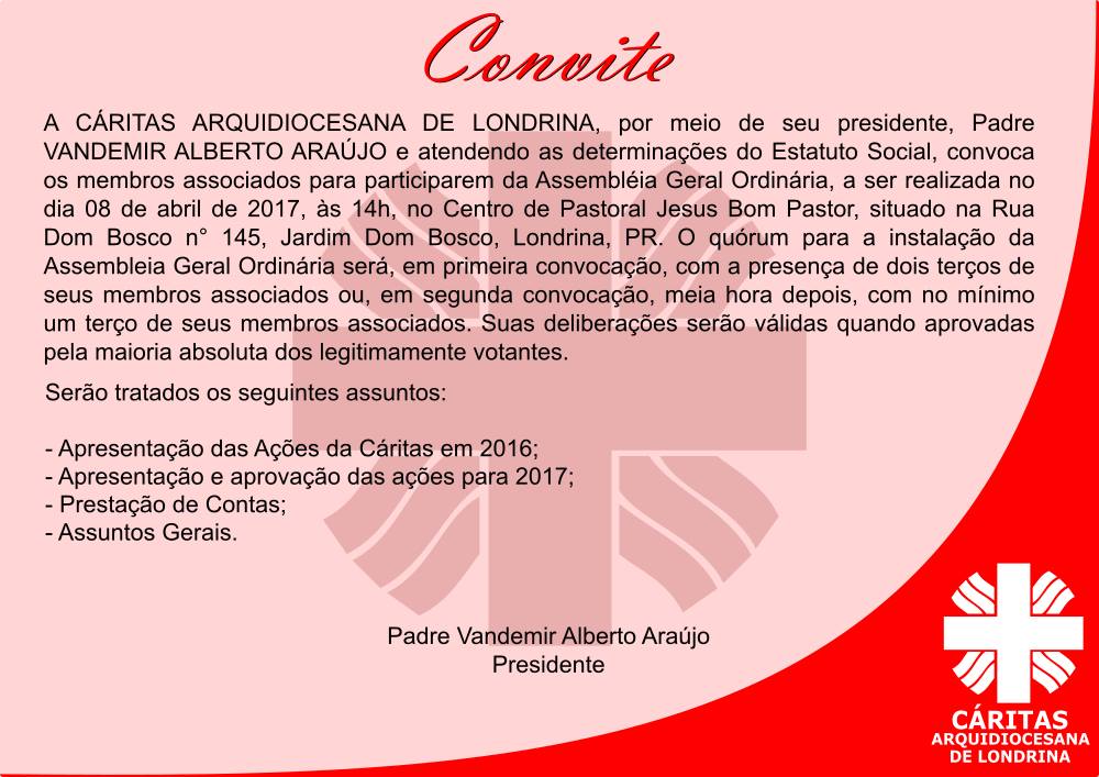 assebmbleia ordinaria caritas
